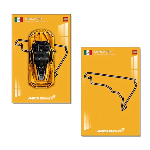 Display Wall Plate for Lego Technic McLaren P1 42172