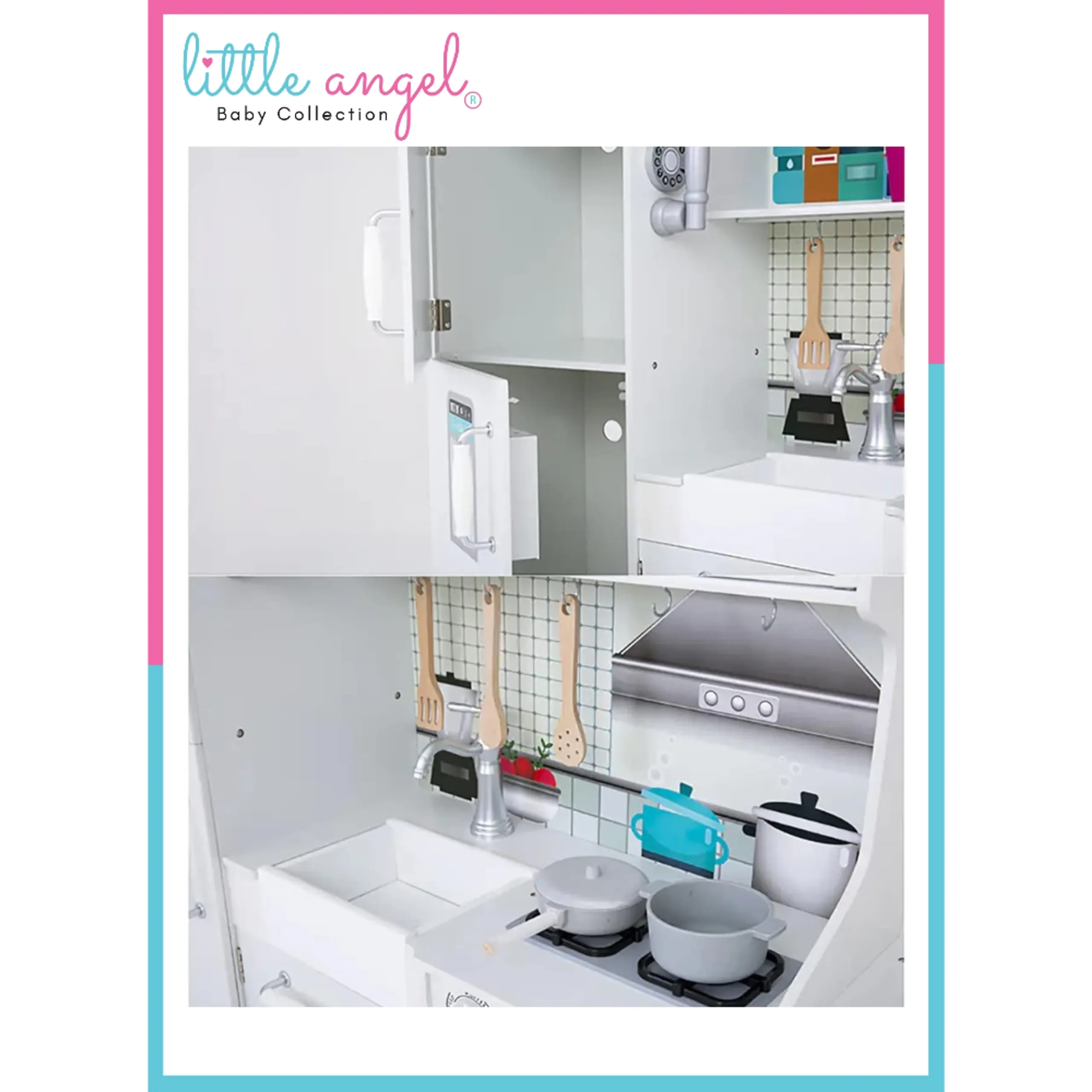 Wooden Kitchen Set - Montessori (GF-W10C409)