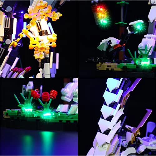 LED Light Set - remote control Compatible with Lego 76989 Tallneck