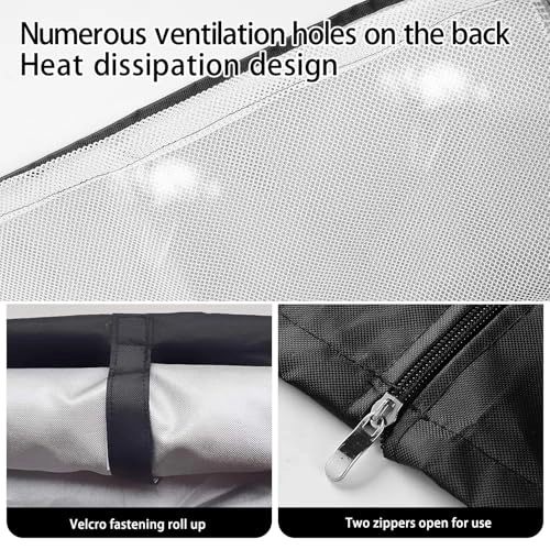 Refrigerator Cover - 35''W x 36''D x 71''H 600D Oxford Cloth