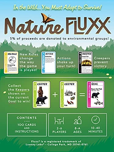Nature Fluxx - 8 - 15 years 120 pieces