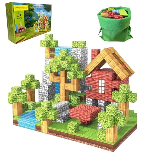 Magnetic Building Blocks - 100 pcs