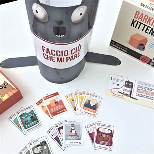 Exploding Kittens: Barking Kittens - Card Game Expansion (Italian)