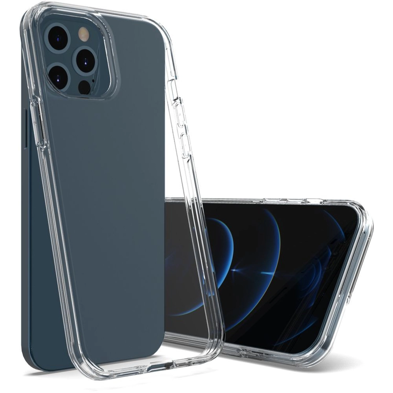 Screen Protector with Case - Glass, PC for Apple iPhone 13 Pro