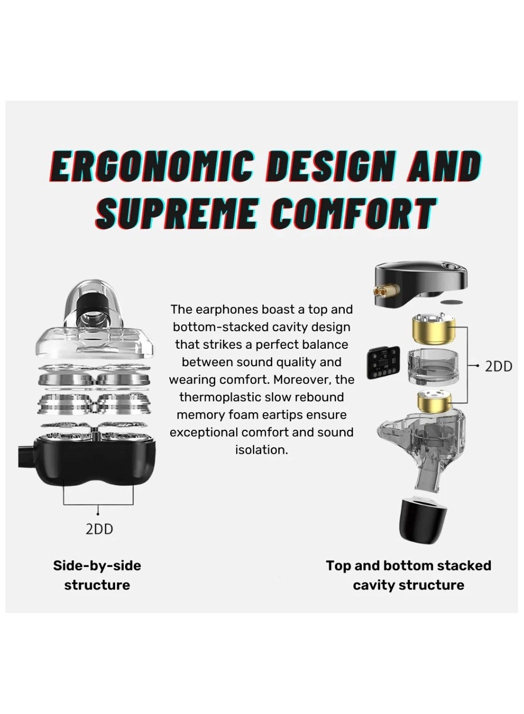 Castor 2DD - Wired Earphone