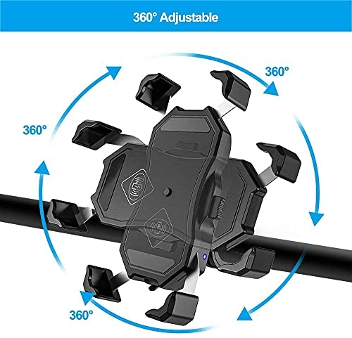 Handlebar Bike Phone Mount - 360 ° Rotation Anti Shake