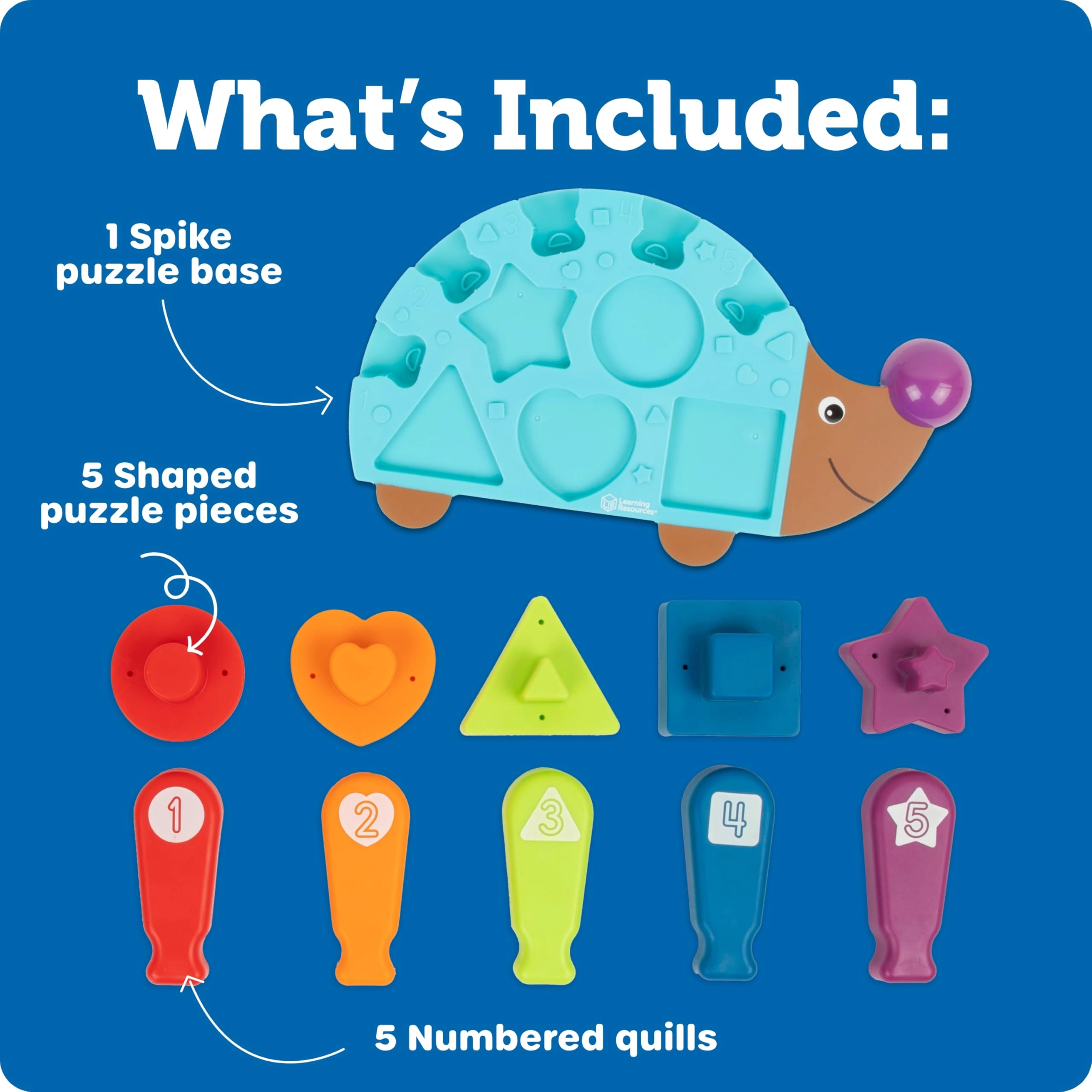 Learning Resources Spike Hedgehog Puzzle Playmate - 18 months+ 11 pieces