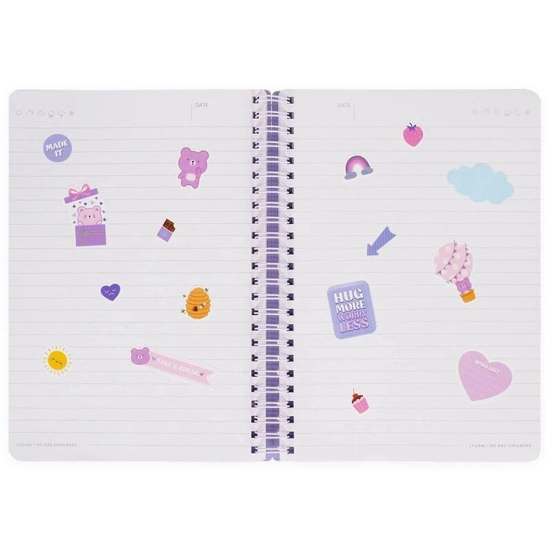 Spiral Notebook Large Spiral - Lined 160 Pages