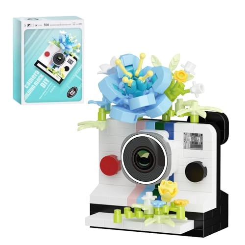 Blue Flowers Camera - 247 pcs