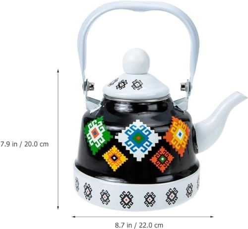 Enameled Teakettle - Enamel 1100 milliliter