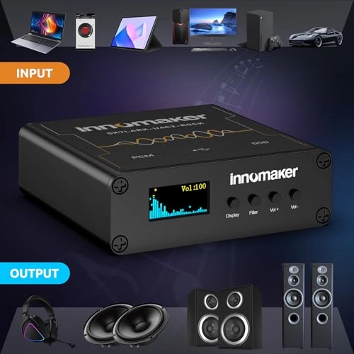 SKYLARK-UAC2-ROCK - 768kHz/32Bit DSD256 OLED screen