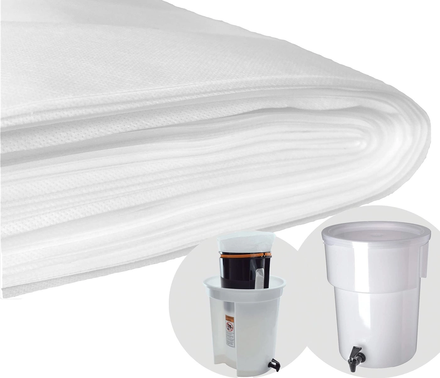 TezPak Commercial Cold Brew Coffee Filters - 5-gallon