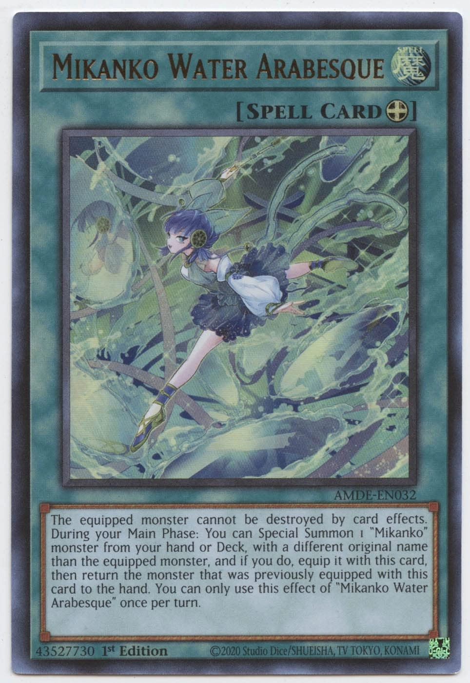Yu-Gi-Oh! Anime Mikanko Water Arabesque - AMDE-EN032