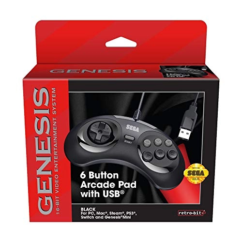 Sega Genesis USB Controller - Black
