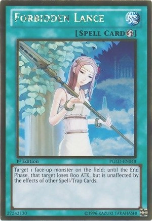 Yu-Gi-Oh! Forbidden Lance PGLD-EN048 - 1st Edition Gold Rare