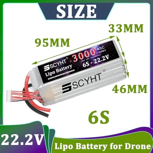 6S Drone battery - 2200mAh 2600mAh 2700mAh 3000mAh