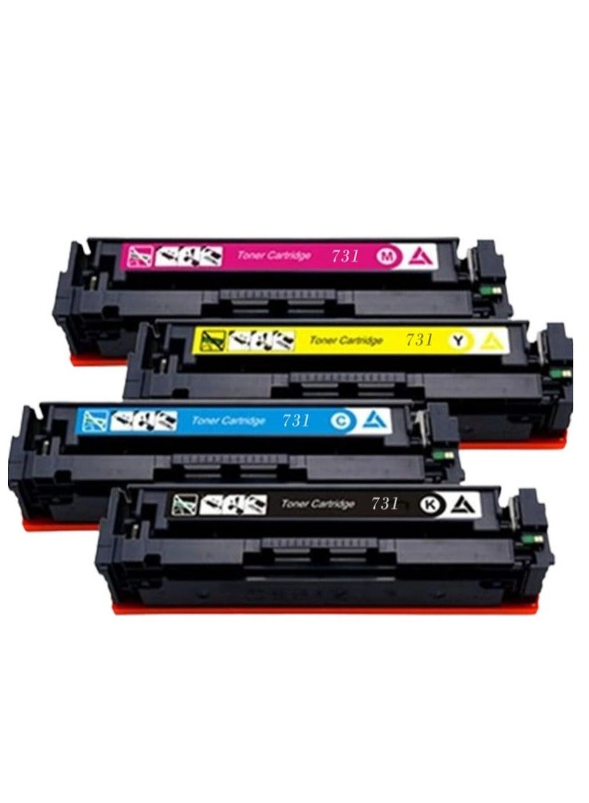 UNIQUETECH Compatible Toner Cartridge 731 - Black Cyan Magenta Yellow
