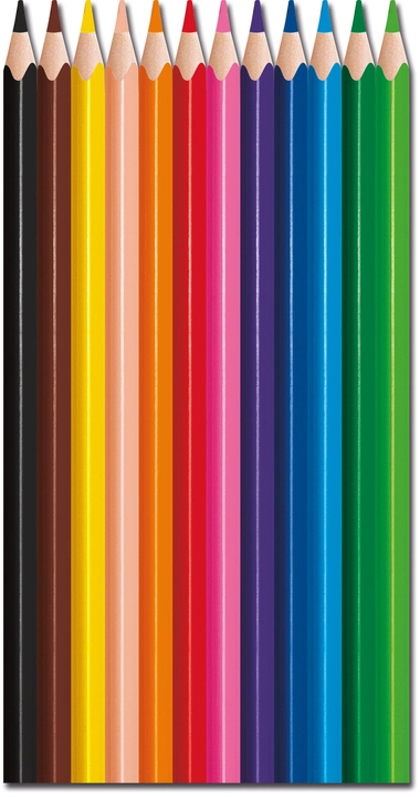 Color’Peps Strong Colour Pencils - 12 Colours