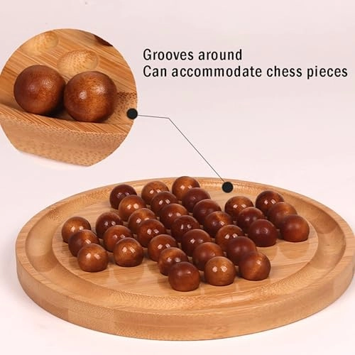 Chess - Wooden Solitaire Handcrafted