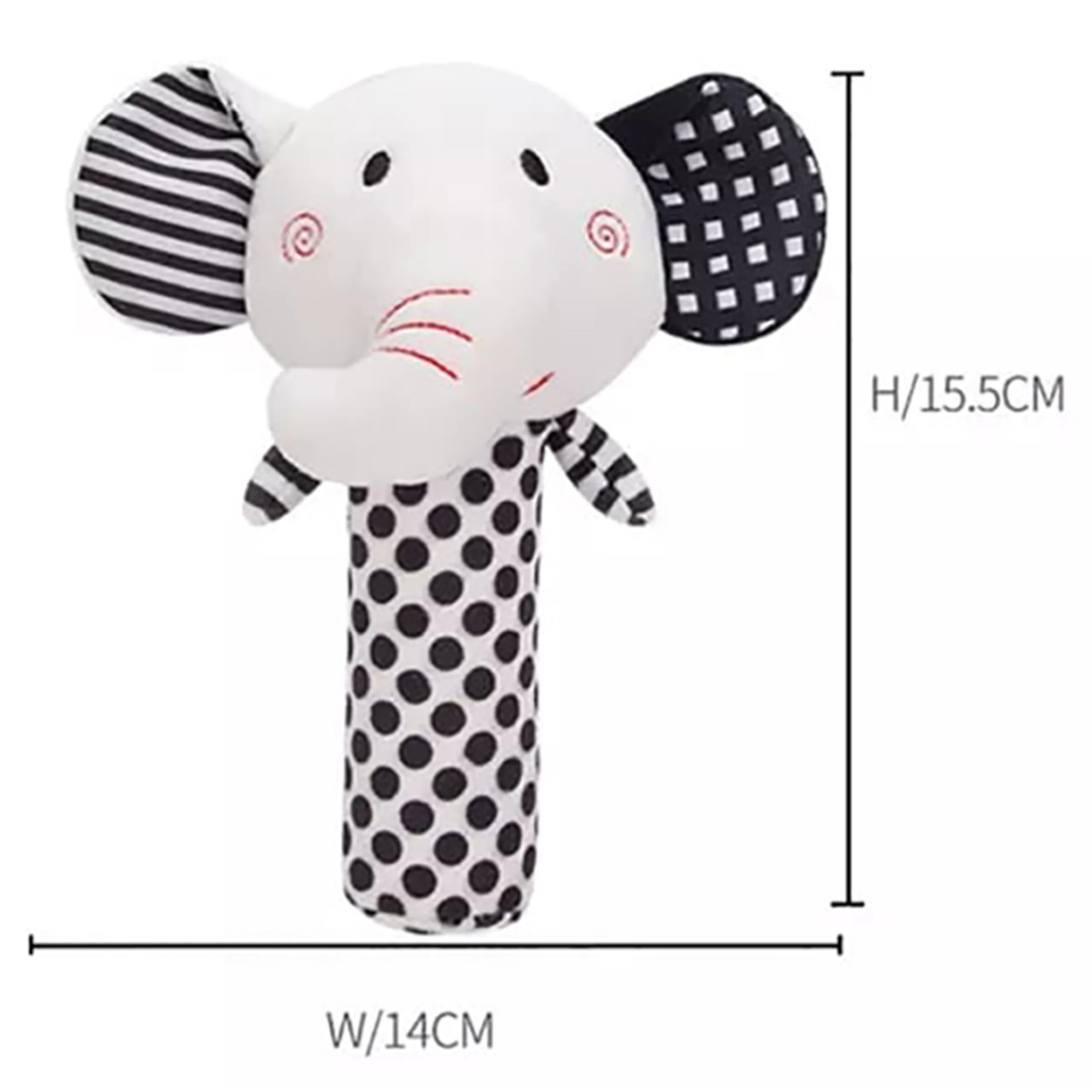 Elephant - 3 months+ soft plush