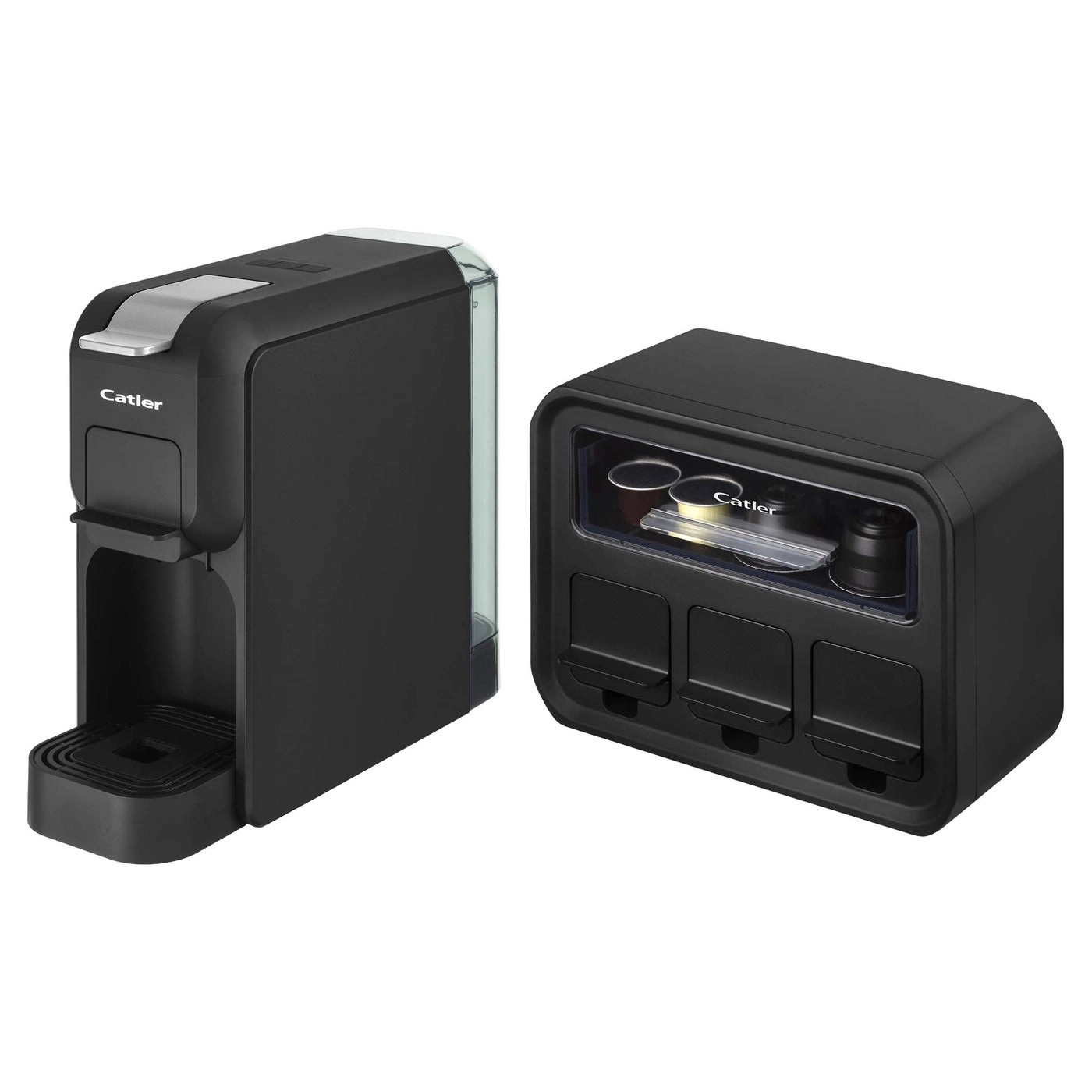 ES 721 - 3 capsule adapters Ground coffee adapter