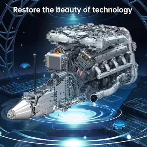 V8 Twin-Turbo Engine (10168) - Battery and Motor