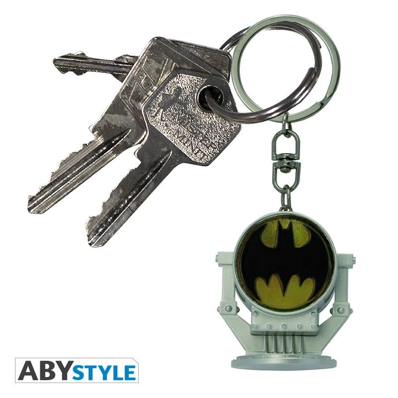 Keychain 3D Premium Bat-Signal - Dc Comics