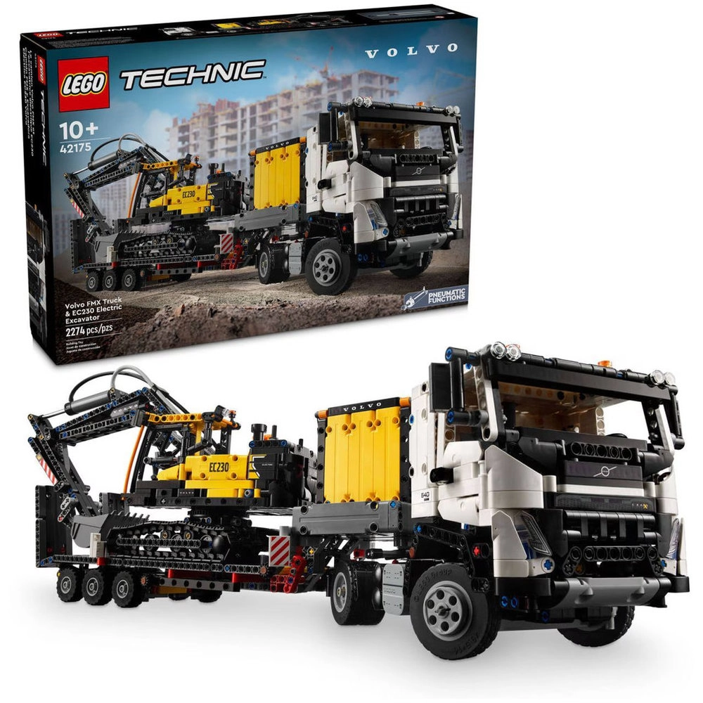 Technic Volvo FMX Truck + EC230 Electric Excavator (42175)