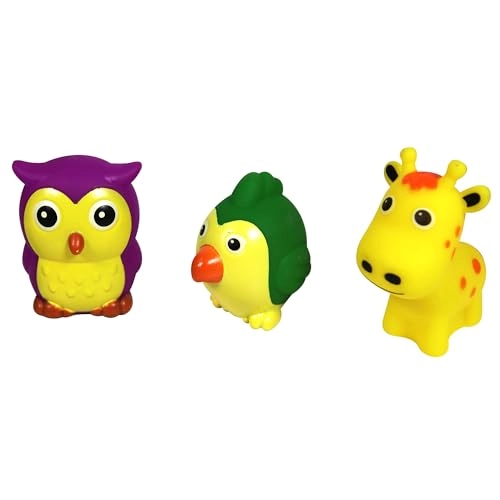 Baby Doll - 8" Bath Tub Potty 6pc Animals Set