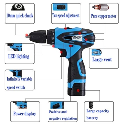 Combi Drill - 16.8V 10mm Chuck 2.0A Li-Ion