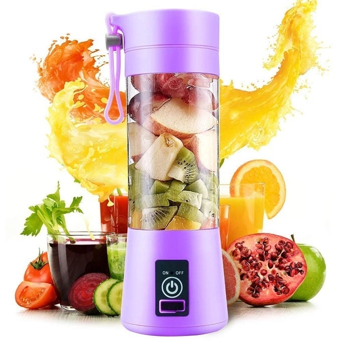 Yorten Portable USB Electric Blender Juicer - 4-Blade Multiuse
