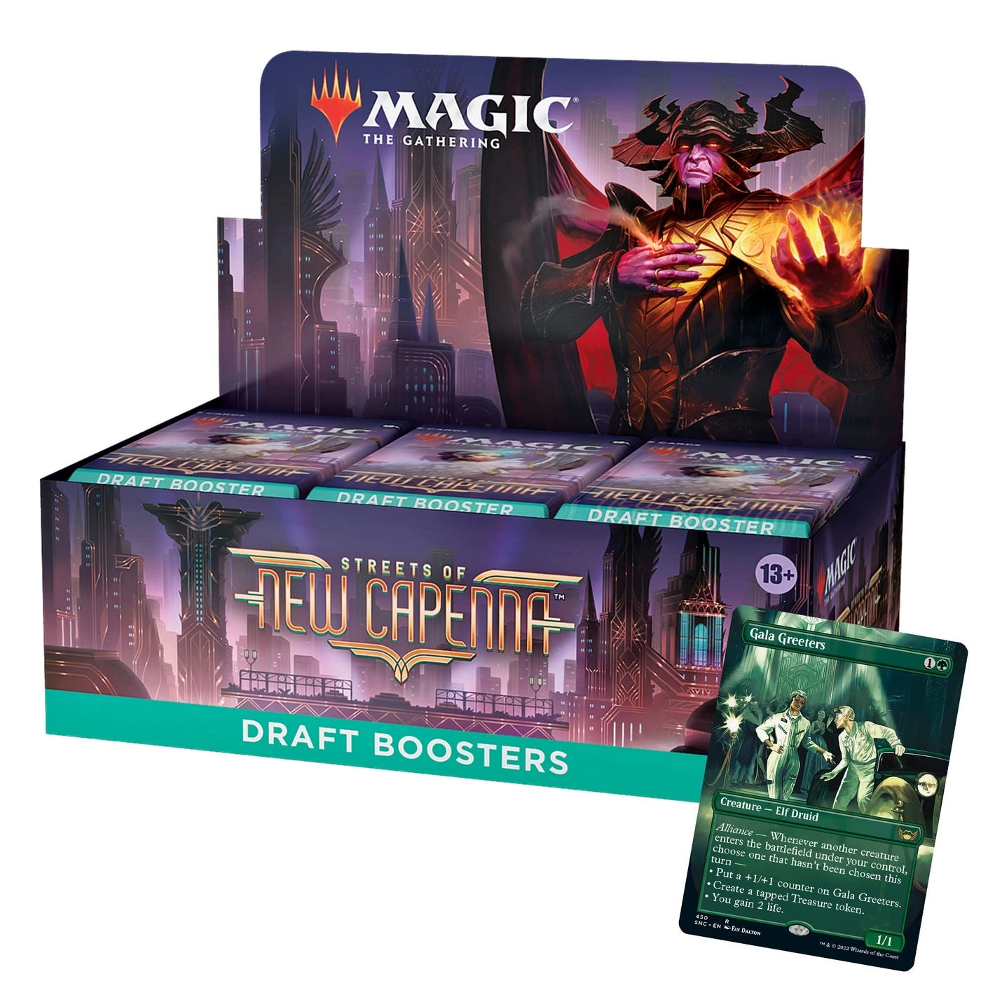 Streets of New Capenna Draft Booster - 36 Packs 541pcs + Box Topper - Foil