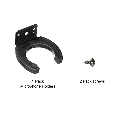 Microphone Holders - Wall Mounted Black