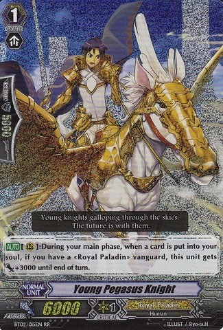 Bushiroad, Inc. Cardfight!! Vanguard Young Pegasus Knight BT02/015EN - EN