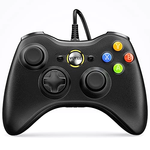 PC Controller - Black Xbox 360 & Slim/PC Windows 10/8/7