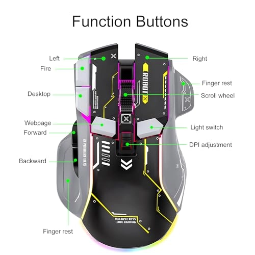 Wireless Gaming Mouse - Bluetooth