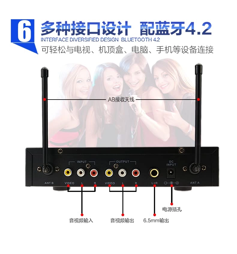 UHF Wireless Microphone System - 2 UHF