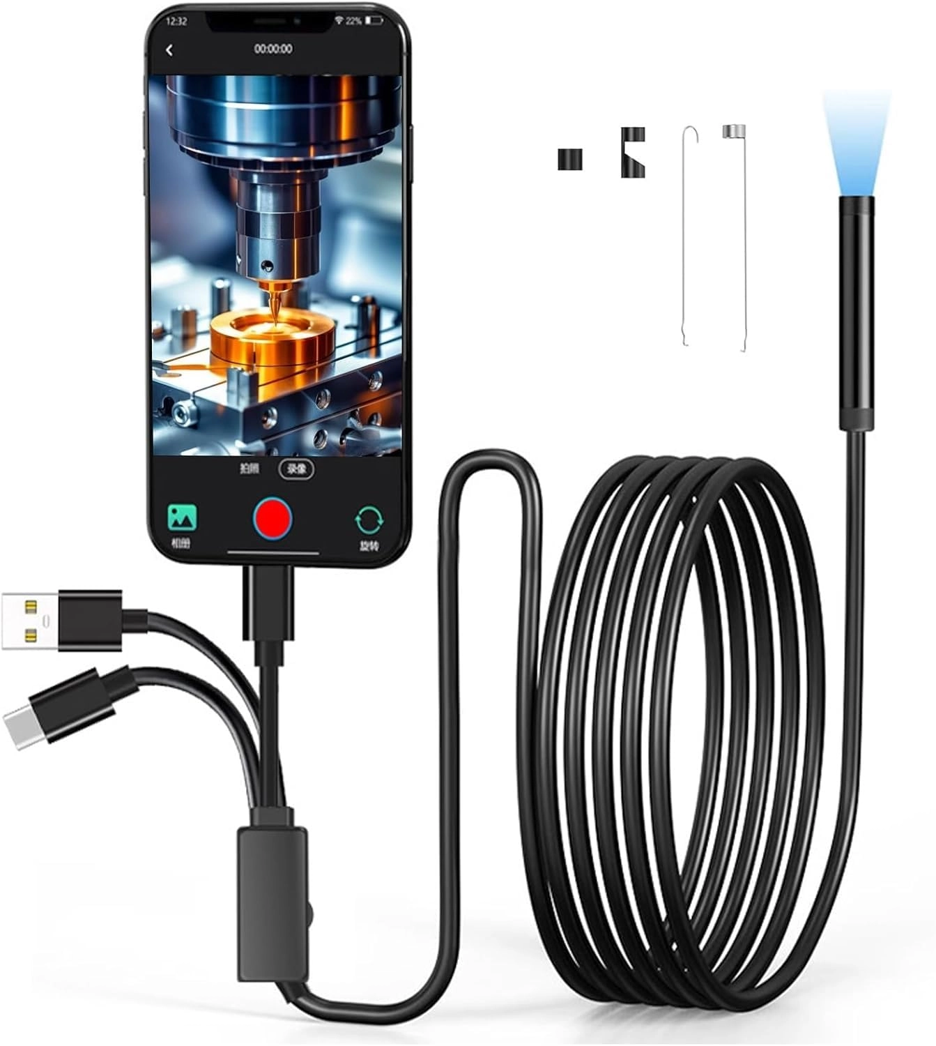 Endoscope Camera - 8 mm 5 m
