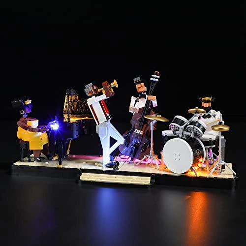 BRIKSMAX Led Lighting Kit for LEGO 21334 Jazz Quartet - Steel Construction