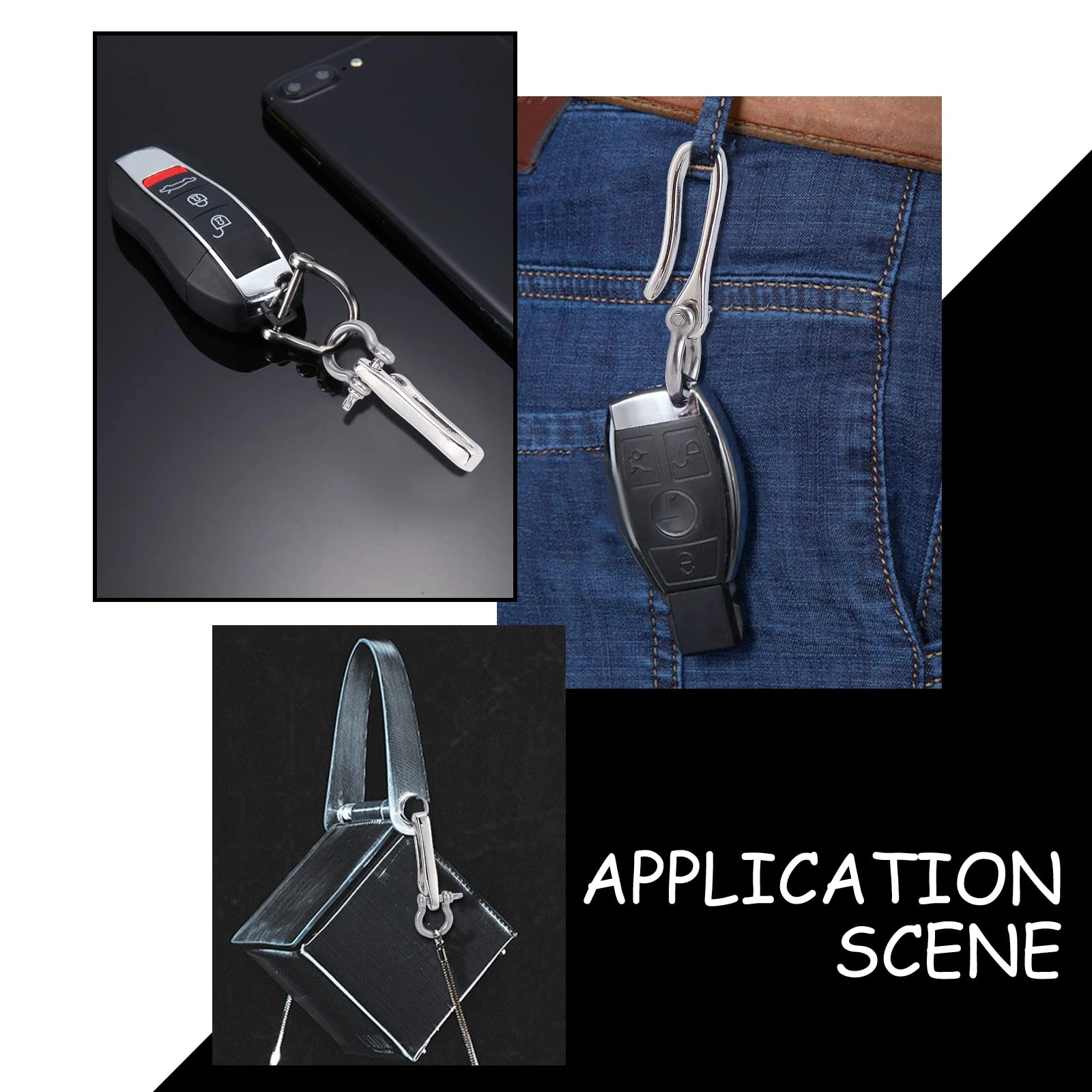 U-Shape Hook Keychain - Animal