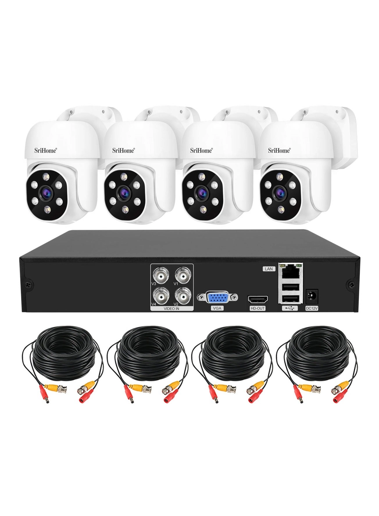 SriHome NVS008 - 4 channels