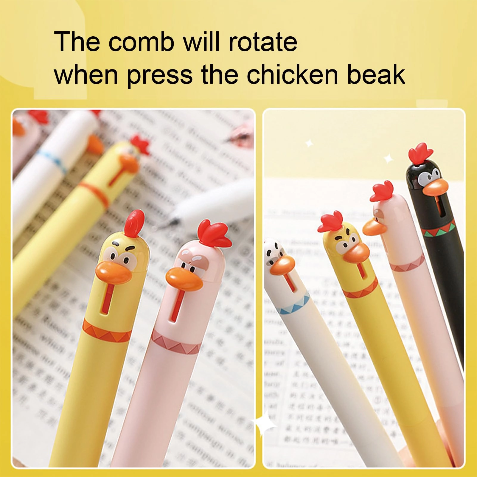 Gel Pen - 4Pcs 0.5mm
