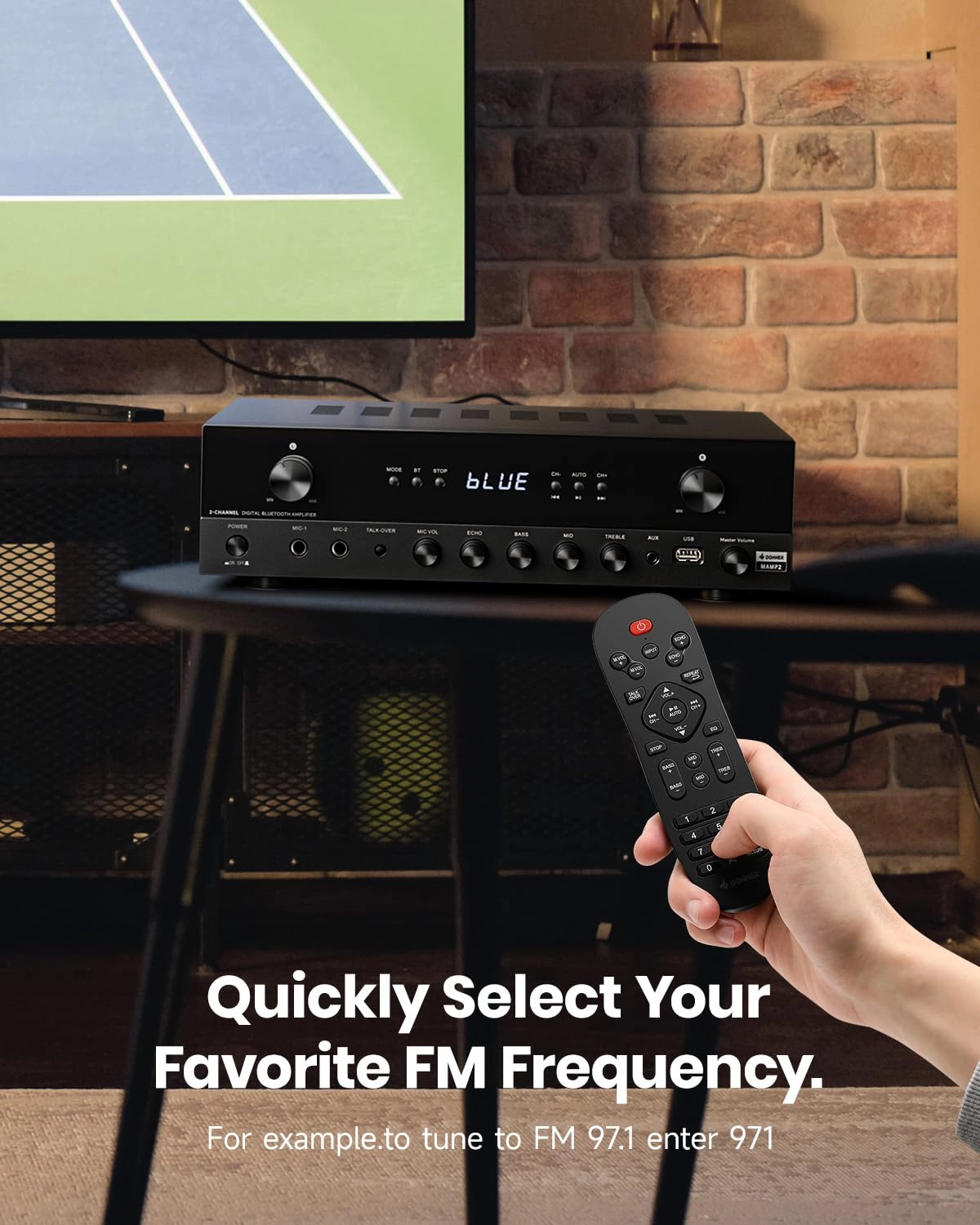 MAMP2 - 600W Peak 2 Channel Bluetooth 5.3