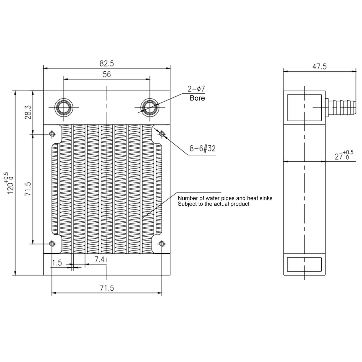 Water Cooling Radiator
