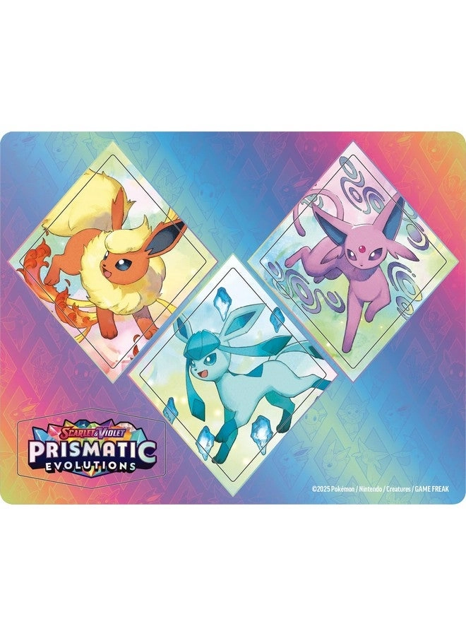 Scarlet & Violet-Prismatic Evolutions Tech Sticker Collection - Glaceon - 1 Foil Promo Card 3 Booster Packs