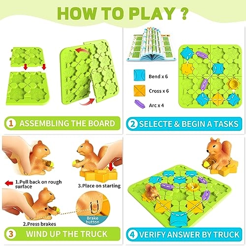 Logical Road Builder - 4-8 3, 5 pieces