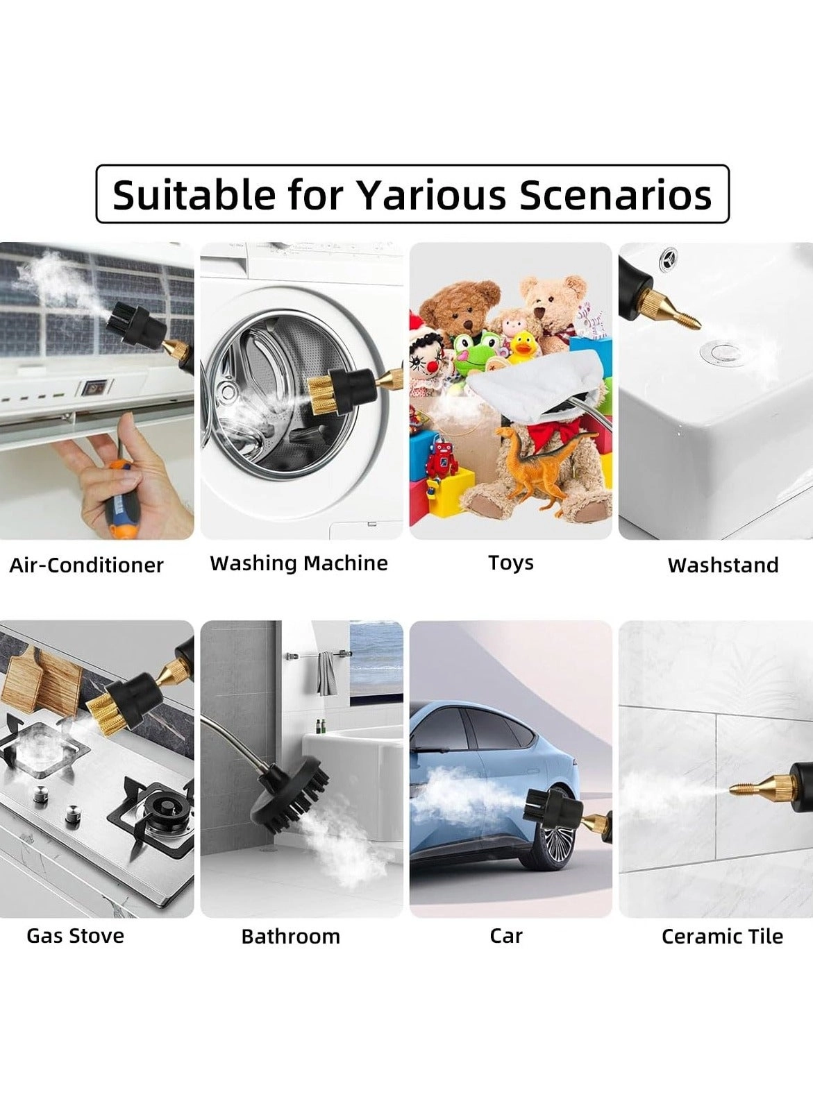 High-Pressure Steam Cleaner - 37.2OZ Large Tank