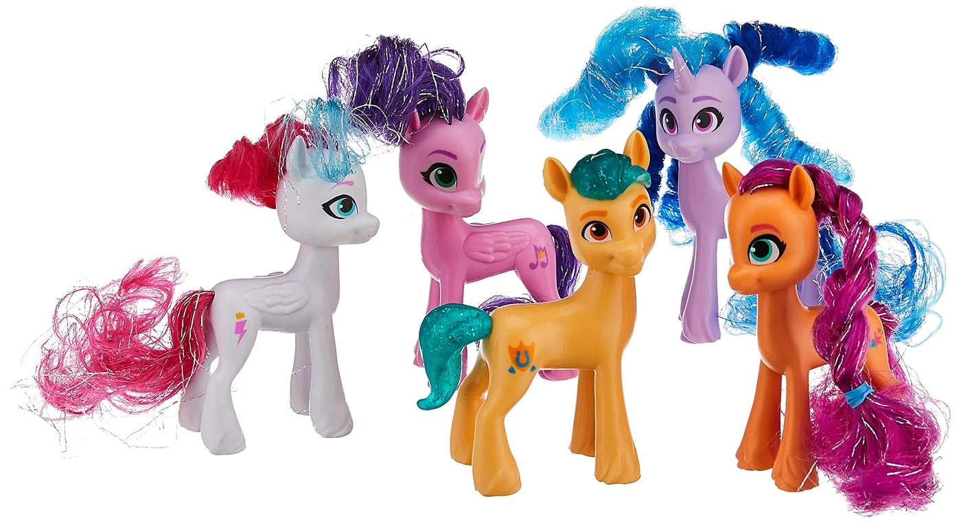 Hasbro A New Generation Movie Unicorn Party Celebration Collection - 5 pony figures Party