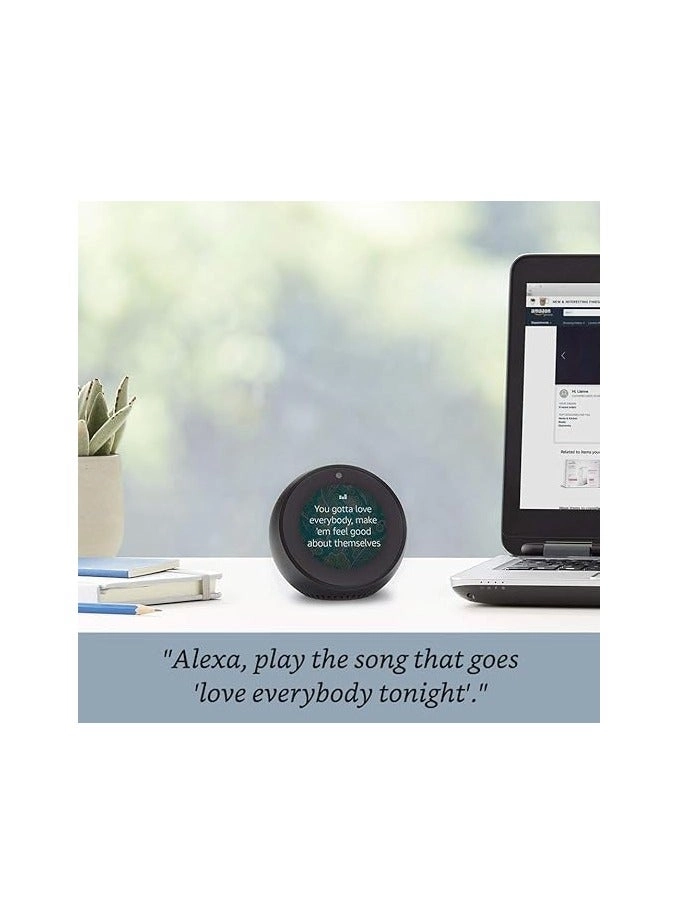 Echo Spot 1st Gen - Alexa Black