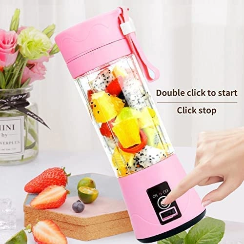 Portable Electric USB Juice Maker - Rechargeable 6 Blades